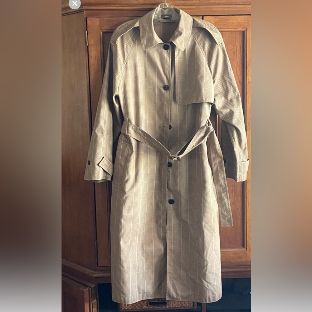 Theory SB belted multi Harper Tec Trenchcoat